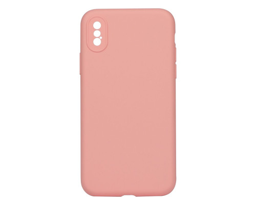 Чохол Silicone Case Full Camera no logo для iPhone X/Xs Колір 12, Pink 2020000293804