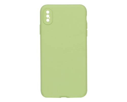 Чохол Silicone Case Full Camera no logo для iPhone Xs Max Колір 61, Avocado green 2020000293965