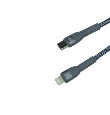 Кабель USB Remax RC-171 type C to lightning 20W PD Колір Сталевий 6954851206385