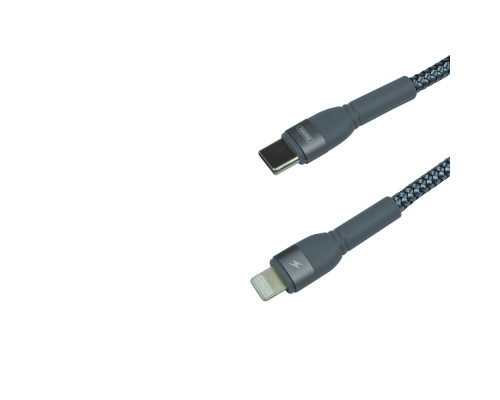 Кабель USB Remax RC-171 type C to lightning 20W PD Колір Сталевий 6954851206385