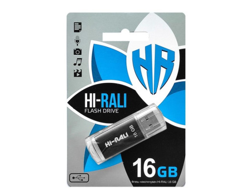 USB флеш-накопичувач Hi-Rali Rocket 16gb Колір Синій