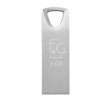 USB флеш-накопичувач T&G 8gb Metal 117 Колір Сталевий 4711472583484