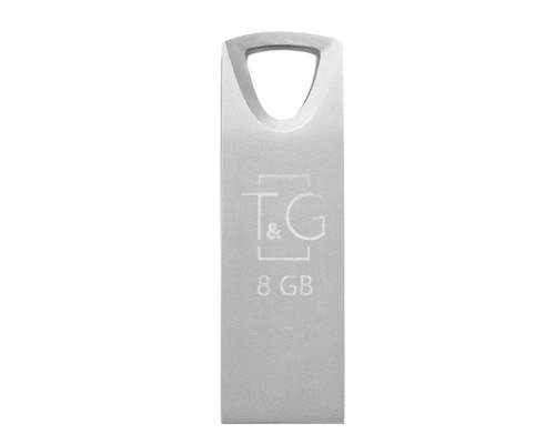 USB флеш-накопичувач T&G 8gb Metal 117 Колір Сталевий