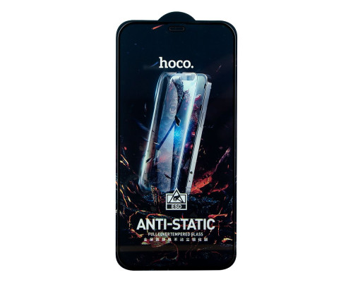 Захисне скло Hoco G10 HD Anti-static for Apple Iphone 12/12 Pro 25 шт Колір Чорний
