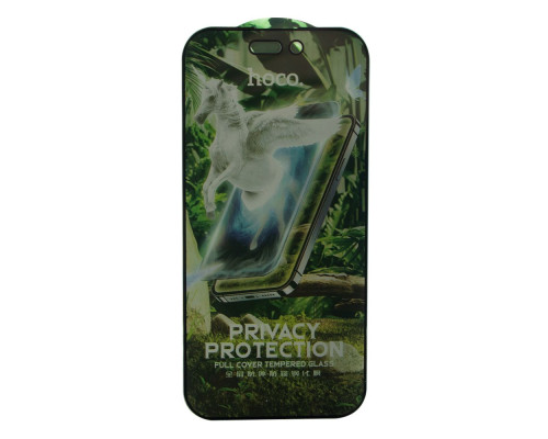 Захисне скло Hoco G11 HD Anti-spy for Apple Iphone 14 Pro 25 шт Колір Чорний