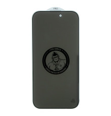 Захисне скло Type Gorilla 0.33 мм 2.5D HD Anti-Peep NPT14 для iPhone 13/13 Pro/14 Колір Чорний 6934663701704