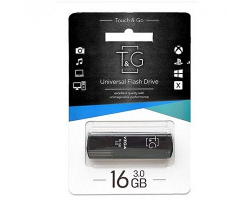 USB флеш-накопичувач 3.0 T&G 16gb Vega 121 Колір Чорний