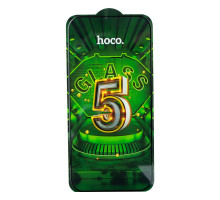 ПОШТУЧНО Захисне скло Hoco G12 5D for Apple Iphone 14 Pro Колір Чорний