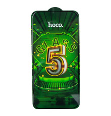 ПОШТУЧНО Захисне скло Hoco G12 5D for Apple Iphone 14 Pro Колір Чорний
