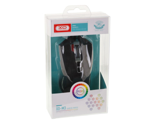 USB Миша XO-M3 Wolf м'ята упаковка Колір Чорний 2020000330790 ma30841_2905216