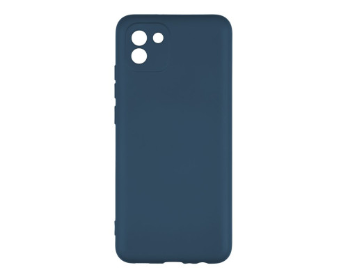 Чохол Full Case TPU+Silicone Touch No Logo для Samsung A03 4G Колір 20, синій 2020000327066