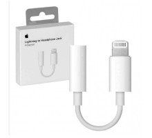 Кабель Aux Apple Lightning to 3.5 Jack 1:1 Колір Бiлий 190198001795