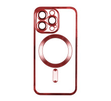 Чохол TPU Metallic Full Camera with Magsafe для Iphone 12 Pro Max Колір Red 2020000342724