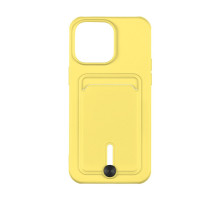 Чохол TPU Colorfull Pocket Card для iPhone 15 Pro Max Колір 04.Yellow 2020000358466