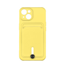 Чохол TPU Colorfull Pocket Card для iPhone 13 Колір 04.Yellow