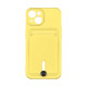 Чохол TPU Colorfull Pocket Card для iPhone 13 Колір 04.Yellow