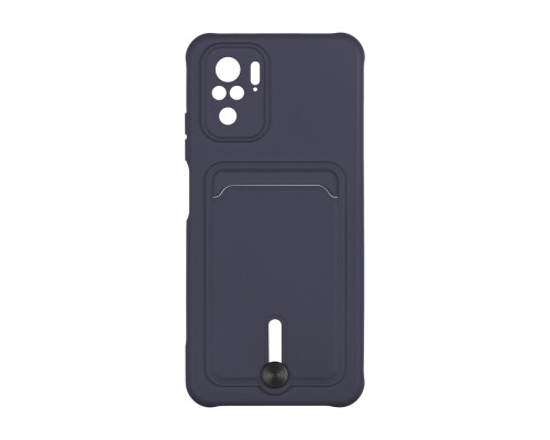 Чохол TPU Colorfull Pocket Card для Xiaomi Redmi Note 10 / Note 10s Колір 08.Dark blue 2020000357681