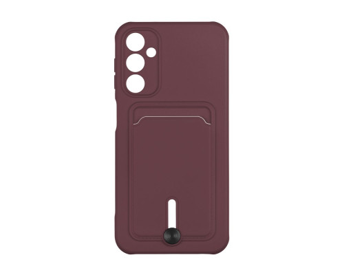 Чохол TPU Colorfull Pocket Card для Samsung Galaxy A24 4G Колір 42.Maroon 2020000358183