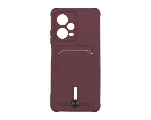 Чохол TPU Colorfull Pocket Card для Xiaomi Redmi Note 12 Pro+ 5G Колір 42.Maroon 2020000357223