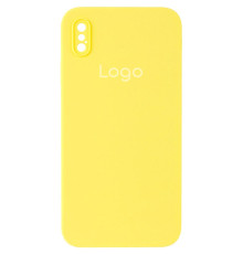 Чохол Silicone Case Square Full Camera для iPhone X/Xs Колір 51.Mellow yellow 2020000347859