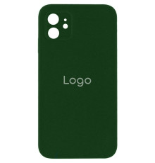 Чохол Silicone Case Square Full Camera для iPhone 11 Колір 45.Army green 2020000347538