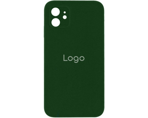 Чохол Silicone Case Square Full Camera для iPhone 11 Колір 45.Army green 2020000347538