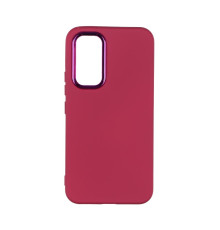 Чохол Silicone Cover Metal frame (AA) для Samsung Galaxy A54 5G (A546) Колір 42.Maroon 2020000365426