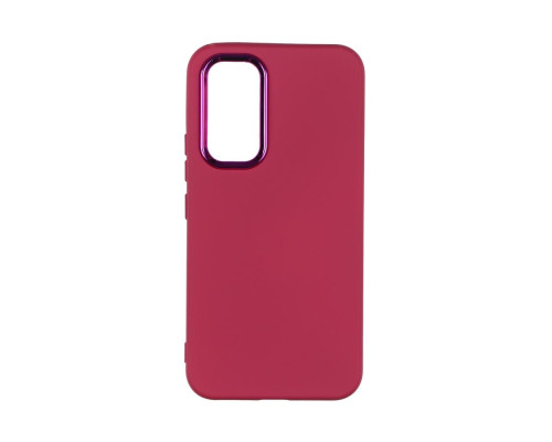 Чохол Silicone Cover Metal frame (AA) для Samsung Galaxy A54 5G (A546) Колір 42.Maroon 2020000365426