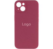 Чохол Silicone Case Full Size with Frame для iPhone 15 Колір 73.Plum 2020000371700