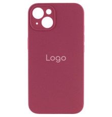 Чохол Silicone Case Full Size with Frame для iPhone 15 Колір 73.Plum 2020000371700