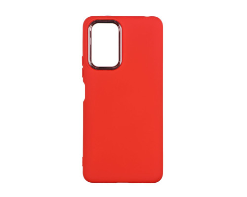 Чохол Silicone Cover Metal frame (AA) для Xiaomi Redmi Note 10 Pro / 10 Pro Max 4G Колір 14.Red 2020000364771