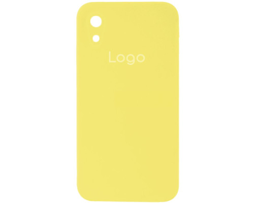 Чохол Silicone Case Square Full Camera для iPhone Xr Колір 51.Mellow yellow 2020000348061