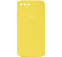 Чохол Silicone Case Square Full Camera для iPhone 7 Plus/8 Plus Колір 50.Canary yellow 2020000348238