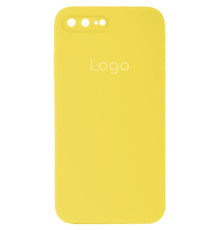 Чохол Silicone Case Square Full Camera для iPhone 7 Plus/8 Plus Колір 50.Canary yellow 2020000348238