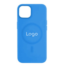 Чохол Silicone Case with MagSafe+SplashScreen для iPhone 12/12 Pro Колір 11, Capri Blue 2020000274858