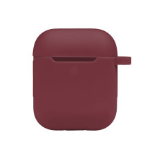 Чохол Silicone Case with hook для Airpods 1/2 Колір 37.Rose red 2020000369080