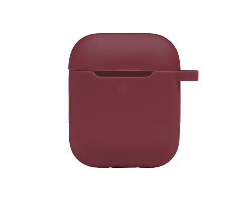 Чохол Silicone Case with hook для Airpods 1/2 Колір 37.Rose red 2020000369080