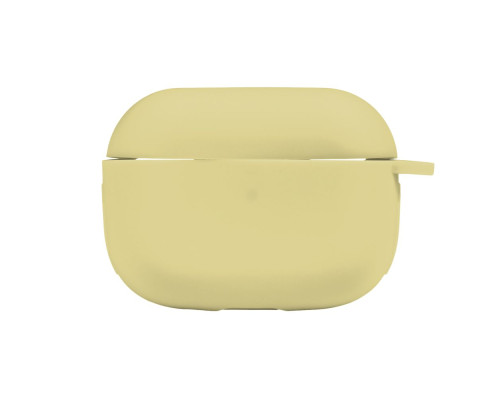 Чохол Silicone Case with hook для Airpods Pro Колір 60.Crem yellow 2020000368816