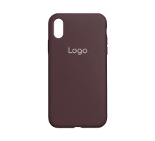 Чохол Silicone Case Full Size (AA) для iPhone X/Xs Колір 73.Plum 2020000359623