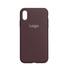 Чохол Silicone Case Full Size (AA) для iPhone X/Xs Колір 73.Plum 2020000359623