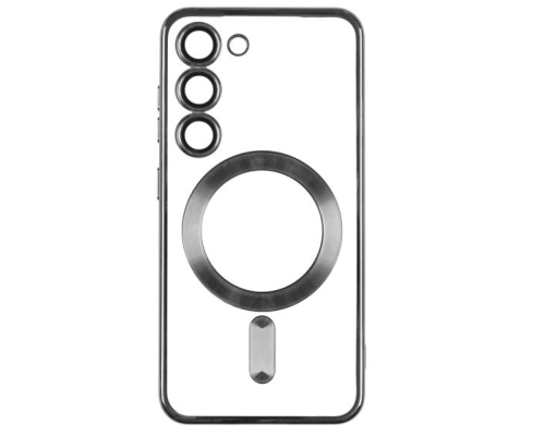 Чехол TPU Metallic Full Camera with Magsafe для Samsung Galaxy S24 Ultra (S928) Колір Black 2020000401872