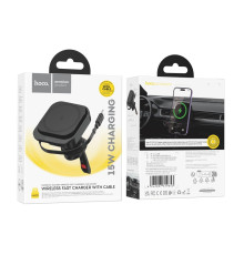 Автотримач Hoco HW23 Magnetic Wireless 15W Колір Чорний 6942007619653