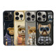 Чохол TPU+PC Nimmy 3D with Metal Buttons для iPhone 16 Колір Bear Grey 6971080319488