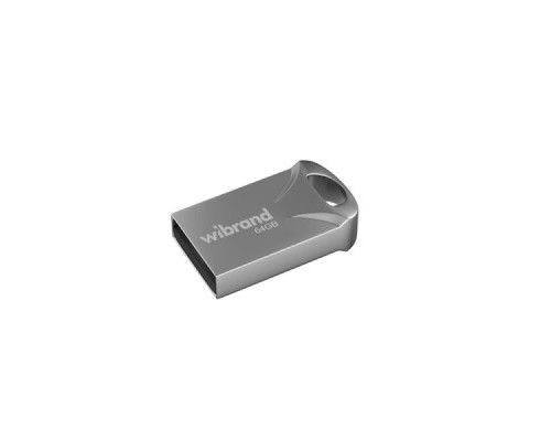 USB флеш-накопичувач Wibrand 64gb Hawk Колір Срібло 4820124251166