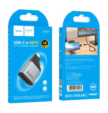 Перехідник Hoco UA33 Type-C to HDTV 4K 30Hz Колір Сiрий 6942007645584 ma36838_3609332
