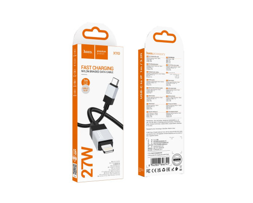 Кабель USB Hoco X110 Type-C to Lightning PD27W Колір Чорний 6942007646741 ma36886_3609472