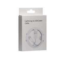 Кабель USB Cable Onyx Lightning 1m No Logo М'ята упаковка Колір Білий