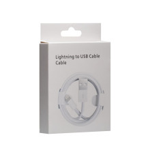 Кабель USB Cable Onyx Lightning 1m No Logo М'ята упаковка Колір Білий 2020000432593