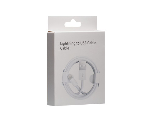 Кабель USB Cable Onyx Lightning 1m No Logo М'ята упаковка Колір Білий