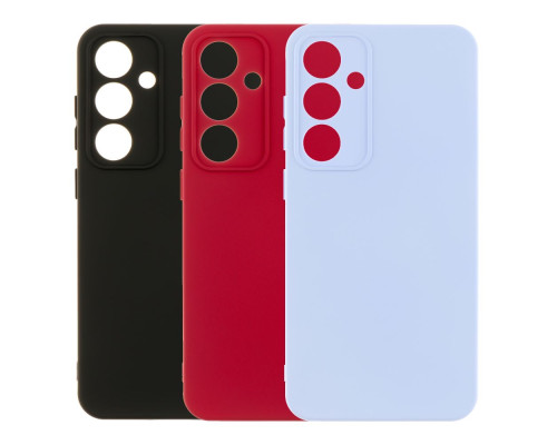 Чехол Silicone Cover Full Camera (A) для Samsung Galaxy S24 FE 5G (S721) Колір 14.Red 2020000432470